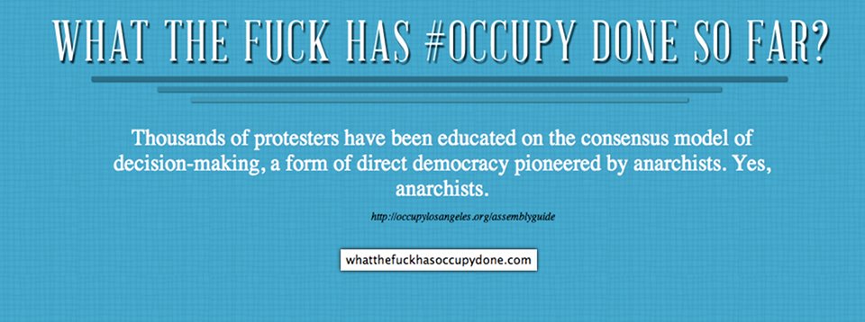 What The Fuck Has Occupy Done?